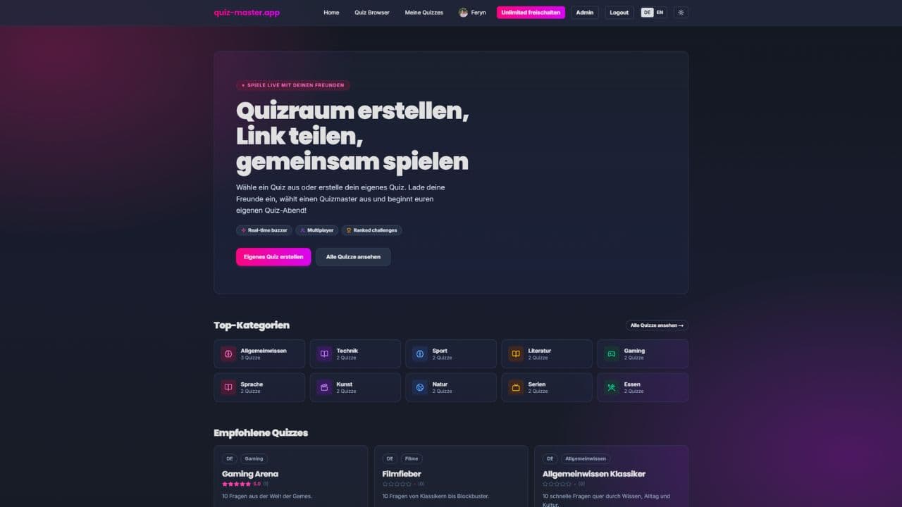 Multiplayer Quizapp mit Websockets